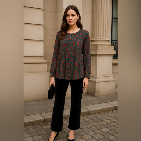 Ava & Viv Teal Blouse ♥️♥️ - Picture 13 of 13